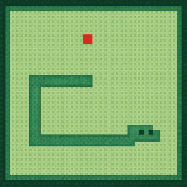 スネーククエストのプレイ画面