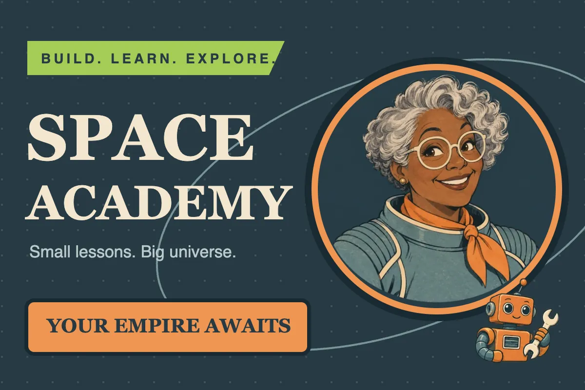 Jogabilidade de Academia Espacial
